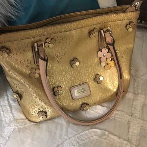 Guess Gold Purse (tote/shopper)